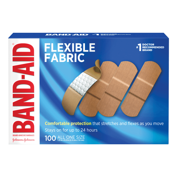 UPC 381370044444 product image for Band-Aid® Brand Flexible Fabric Adhesive Bandages, All One Size, 1