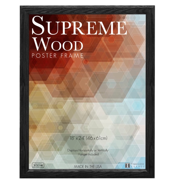Timeless Frames Supreme Picture Frame, 18 x 24, Black