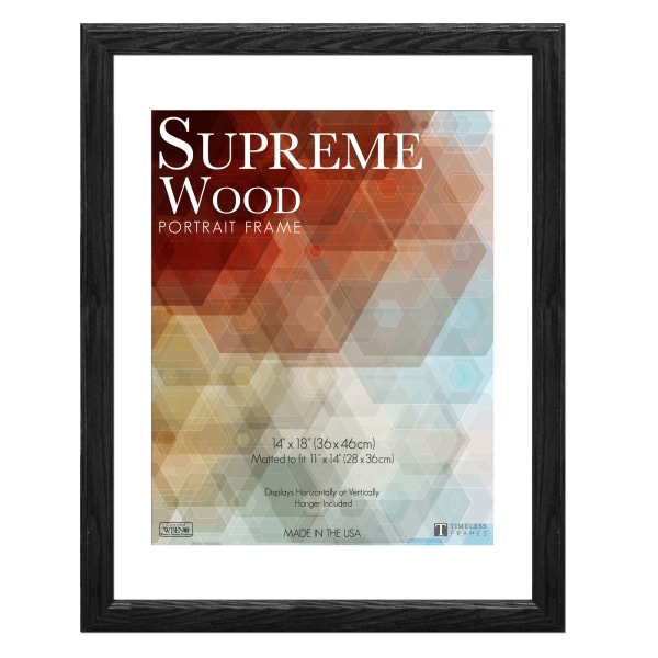 Timeless Frames Supreme Picture Frame, 14 x 18, Black