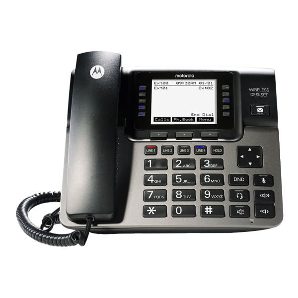 UPC 810036770392 product image for Motorola� DECT 6.0 4-Line Wireless Desk Phone With Digital Answering System, ML1 | upcitemdb.com