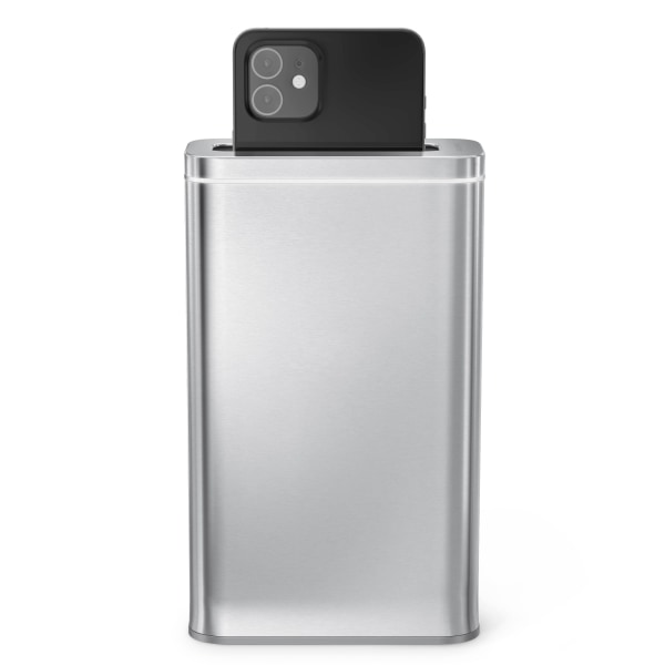 Photos - Garden & Outdoor Decoration Simplehuman Cleanstation Phone Sanitizer With UV-C Light, 7-5/8"H x 4-1/2"W x 2"D, Brushed Stainless Steel 