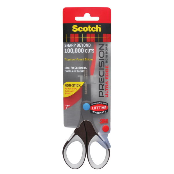 UPC 051141231273 product image for Scotch� Precision Ultra Edge Titanium Non-Stick Scissors, 7