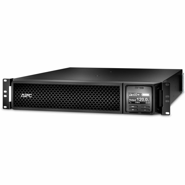 Photos - UPS APC by Schneider Electric Smart- SRT 2200VA RM 120V Network Card - 2U Rack-mountable - 3 Hour Recharge - 120 V Input - 12 