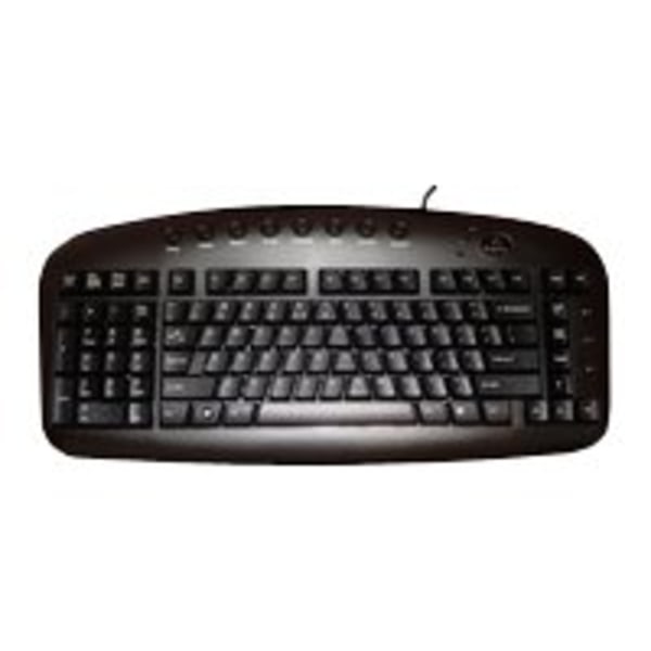 Office Depot� Brand Left-Handed Ergonomic Keyboard, Black