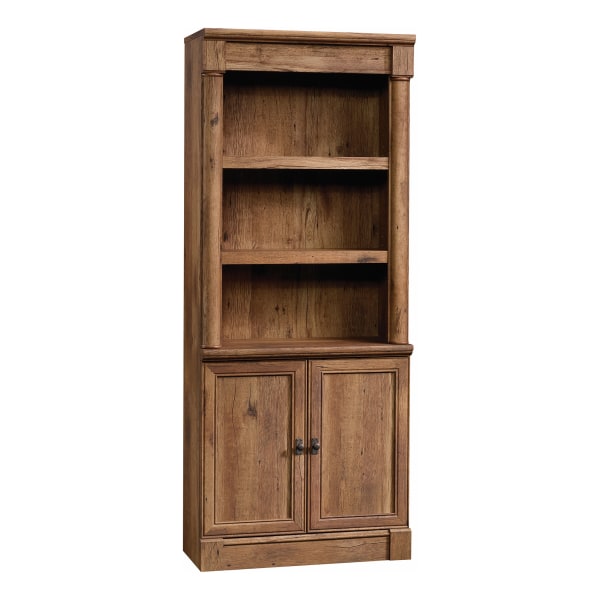 Sauder� Palladia Collection Library With Doors, Vintage Oak
