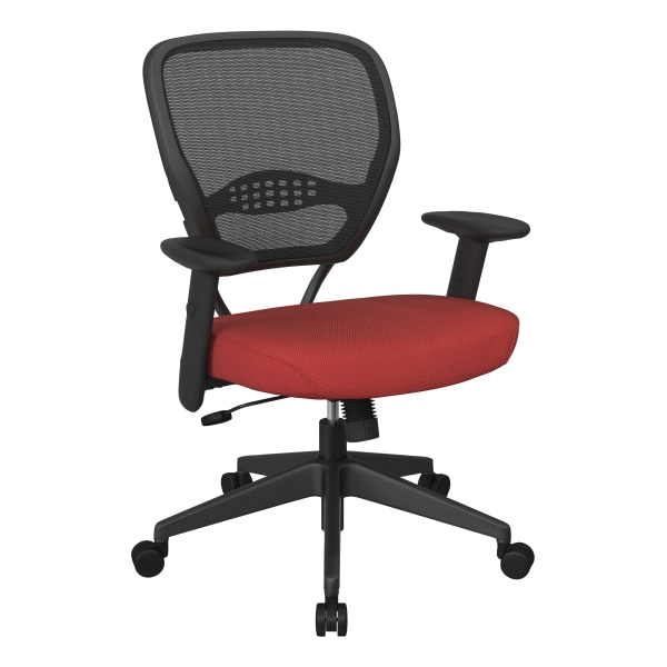 Office Star 55 Series Professional AirGrid Back Manager Office Chair, Red - 55-7N17-9 - Furniture Support your body throughout the workweek with the sku 55-7N17-9