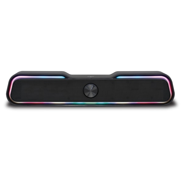 iLive 17-inch Portable Wireless Multimedia Soundbar Speaker with Led Lights, ISB172B - Black