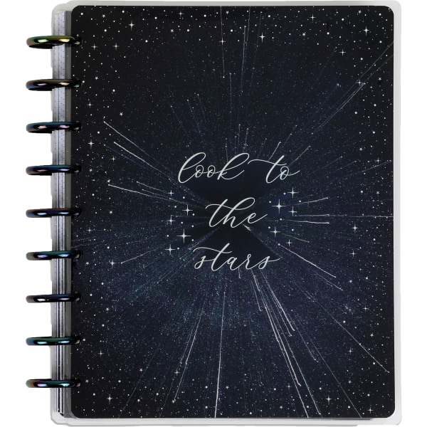 Happy Planner Weekly/Monthly Classic Undated Planner, 7" x 9-1/4", Look To The Stars, PPCU12-050