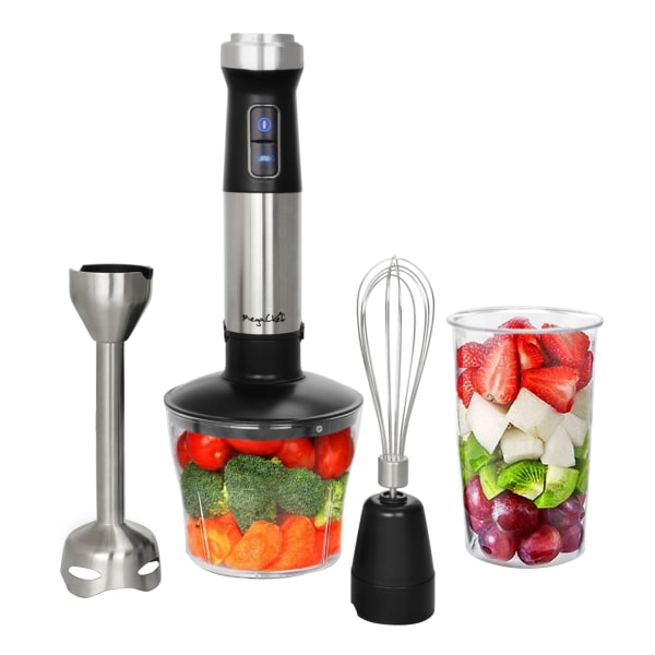 MegaChef 4-in-1 Immersion Hand Blender, Silver -  995105671M