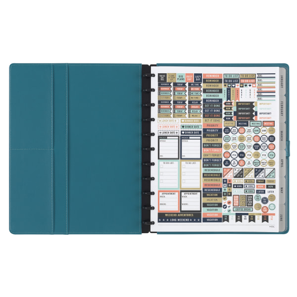 Conqueror 92041 Notepad Seven Offset Practical Binding Cover A4 Paper Green 