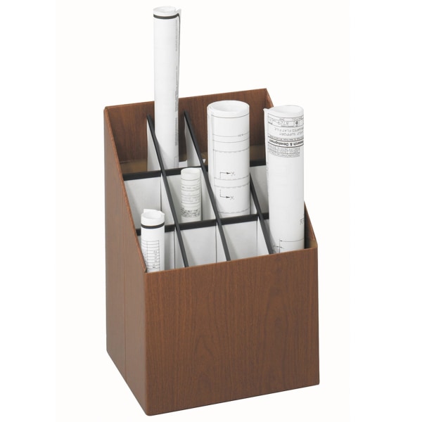 Photos - File Folder / Lever Arch File Safco � Corrugated Fiberboard Upright Roll File, 12 Compartments, 3-7/8" Tubes 3079 