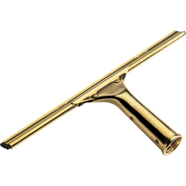 UPC 032611010130 product image for Ettore Brass Squeegee - Rubber Blade - Lightweight, Changeable Blade, Streak-fre | upcitemdb.com