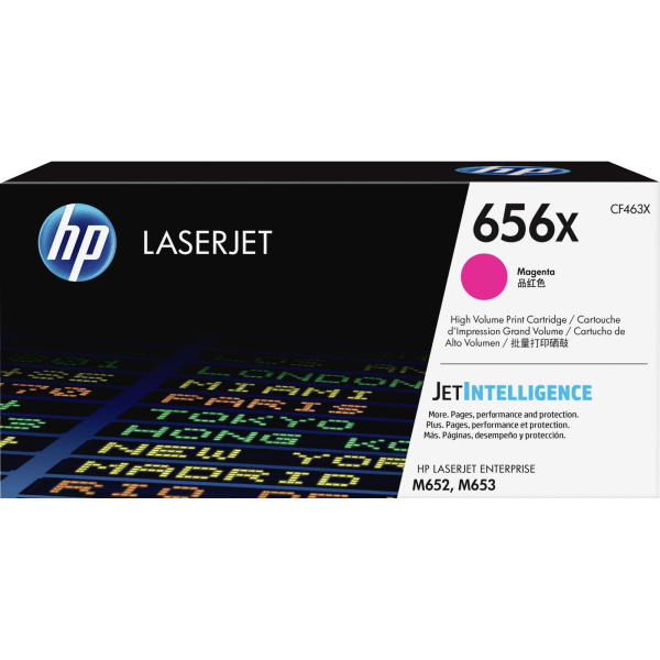 HP 656X Magenta High Yield Toner Cartridge, Prints Up to 22,000 Pages (CF463X) | Quill