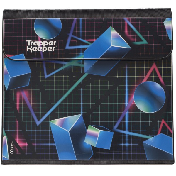 Mead� 3-Ring Trapper Keeper Binder, 1" Round Rings, Shapes