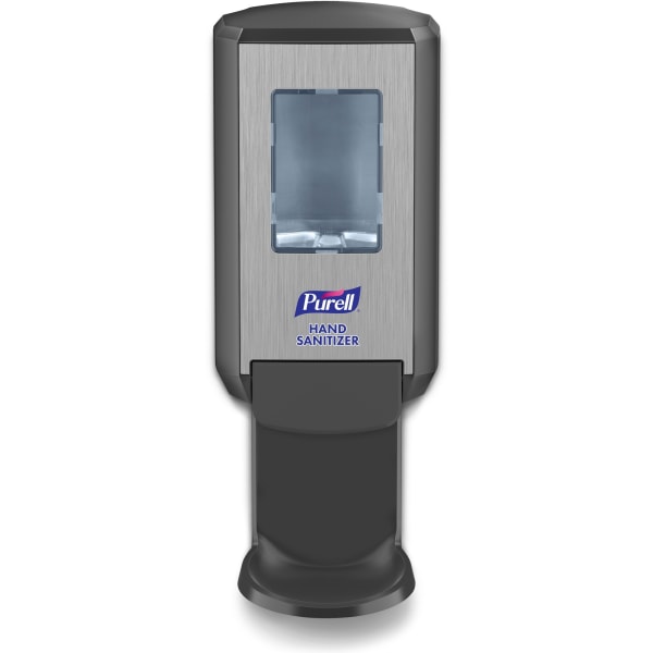 PURELL® CS4 Hand Sanitizer Dispenser - Manual - 1.27 quart Capacity - Site Window, Refillable, Sanitary-sealed, Recyclable, Locking Mechanism, Durable -  GOJ512401
