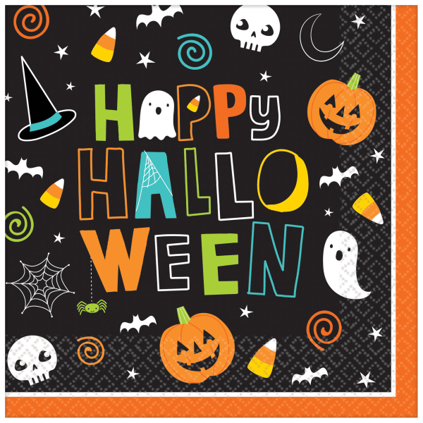 UPC 013051837990 product image for Amscan Halloween Friends 2-Ply Lunch Napkins, 6-1/2