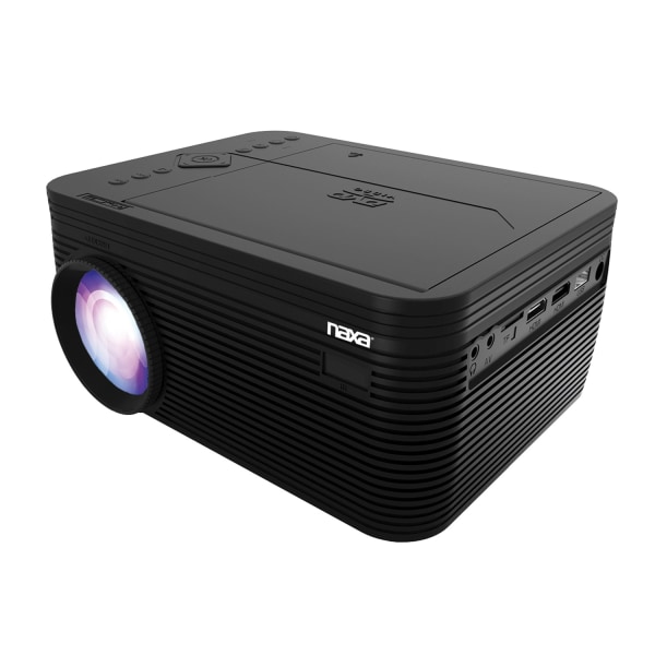 Naxa 150 Home Theater 720p LCD Projector With Builtin DVD Player And Bluetooth NVP2500