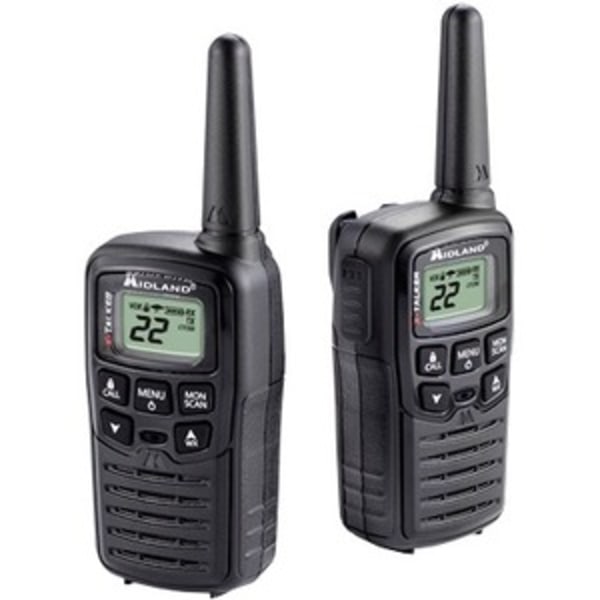 MIDLAND RADIO X-Talker T10 Portable Two-Way Radio, Black, 2/Pack (T71VP3)