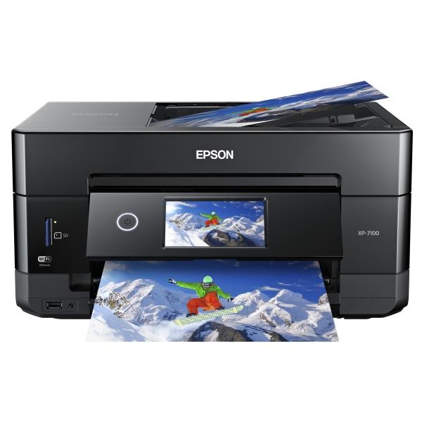 Epson - Expression Premium XP-7100 Wireless All-In-One Inkjet Printer - Black