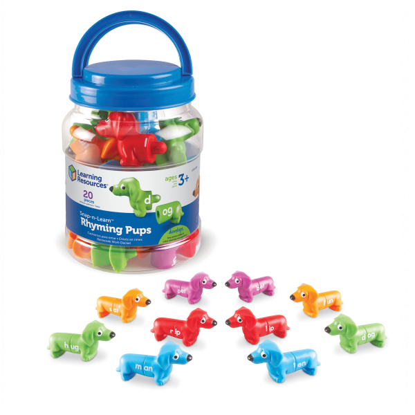Learning Resources Snap-n-Learn™ Rhyming Pups, Pre-K To Grade 4