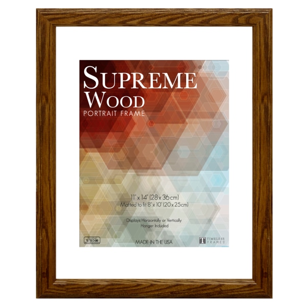 Timeless Frames Supreme Picture Frame, 11 x 14, Honey