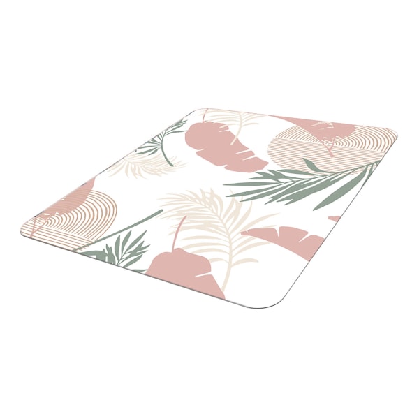 Realspace® Decorative Chair Mat, 35" x 40", Botanicals