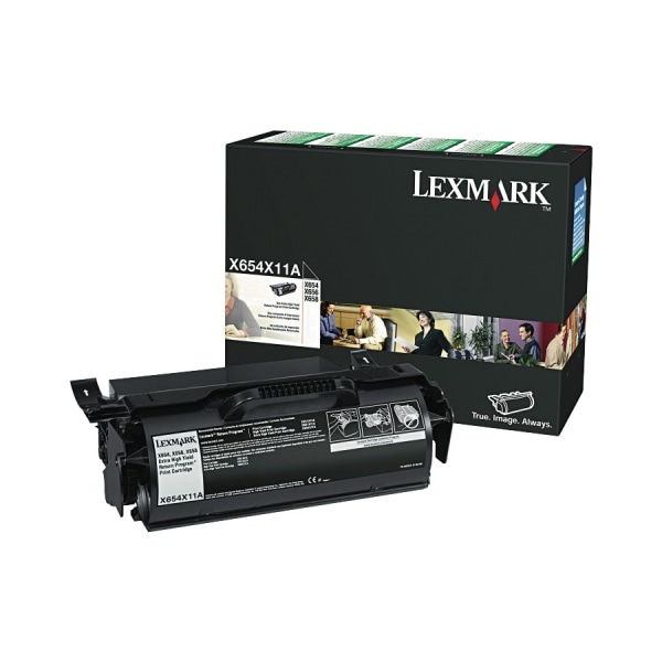 Lexmark™ X654X11A Black High Yield Return Program Toner Cartridge