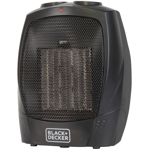 BLACK+DECKER Personal Ceramic 1500W Indoor Electric Desktop Space Heater  Black