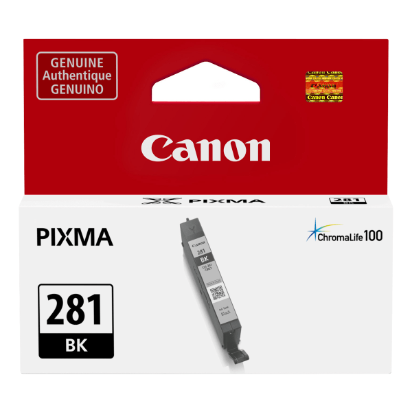 Canon CLI-281 Black Standard Ink Cartridge (2091C001), Paper | Quill