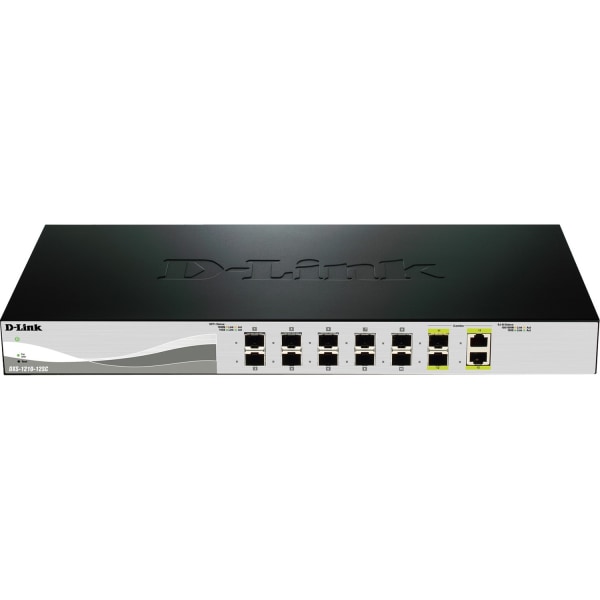 D-Link 10-port 10G SFP+ and 2-port 10GBASE-T/SFP+ Multi-Gigabit Smart Managed Switch
