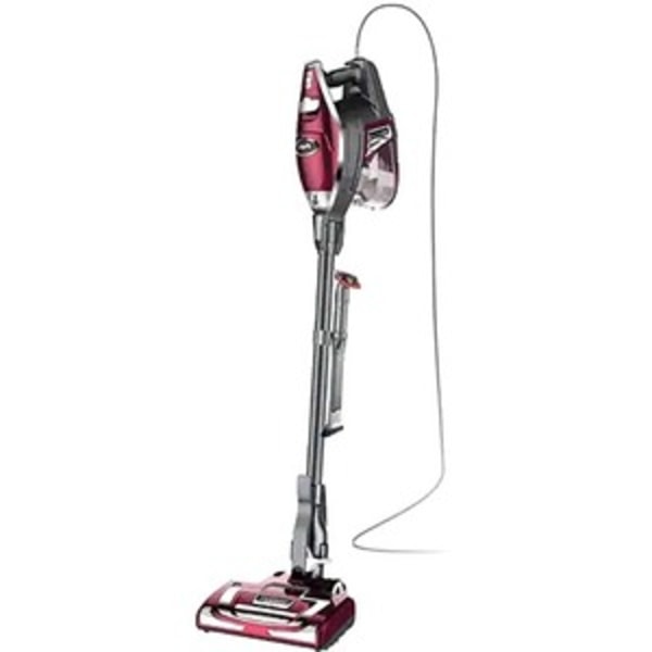 Shark HV322 Rocket Pet Plus Corded Stick Vacuum with LED Headlights, XL Dust Cup, Lightweight, Perfect for Pet Hair Pickup, Converts to a Hand Vacuum, with (2) Pet Attachments, Bordeaux/Silver (B00NGVF4II)