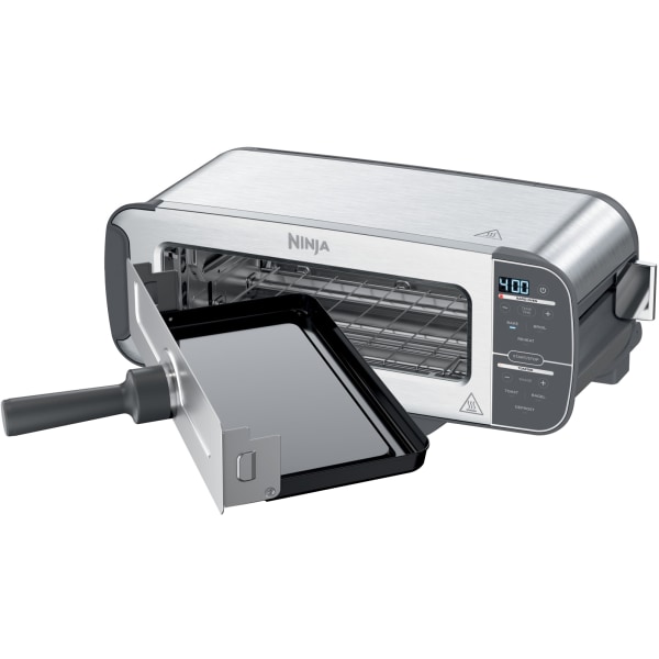 Ninja ST101 Foodi 2-in-1 Flip Toaster & Toaster Oven, 1500 Watts