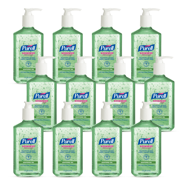 PURELL Advanced Instant Hand Sanitizer w/Aloe  12Oz Pump Bottle