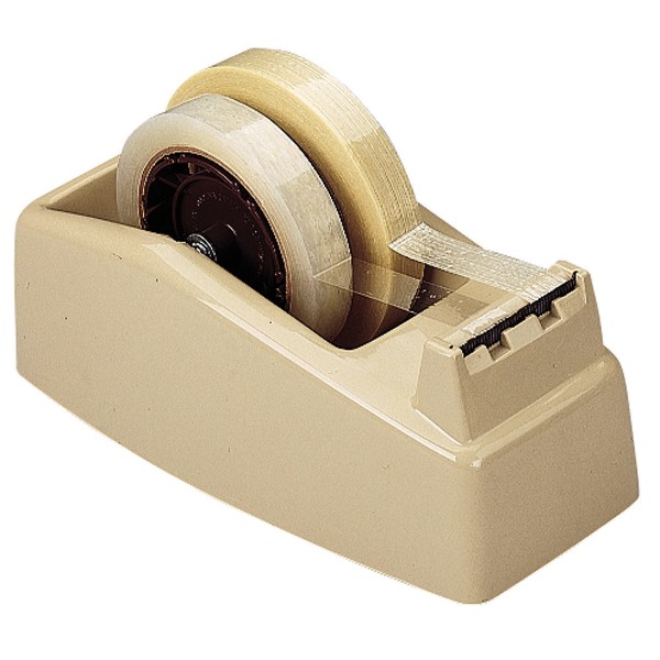 Scotch® Tabletop Tape Dispenser, 3" Core, Beige Zerbee