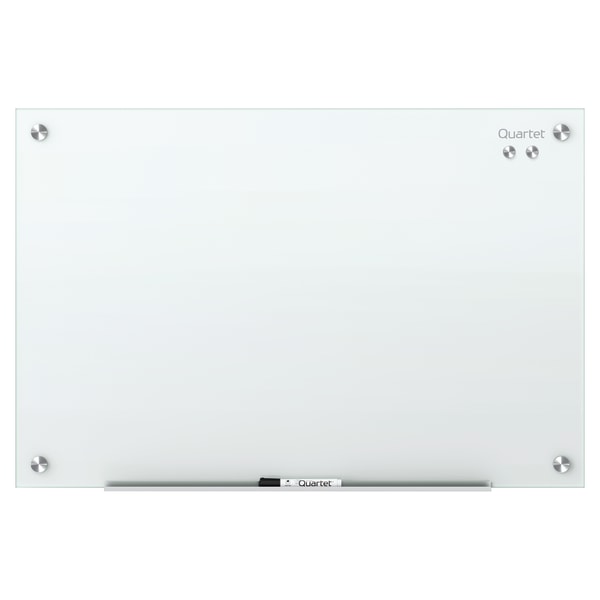 Quartet G4836W Infinity 48 x 36 Glass Marker Board - White Surface