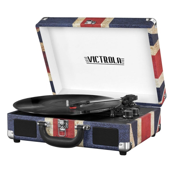 Victrola - Bluetooth Stereo Turntable - UK flag