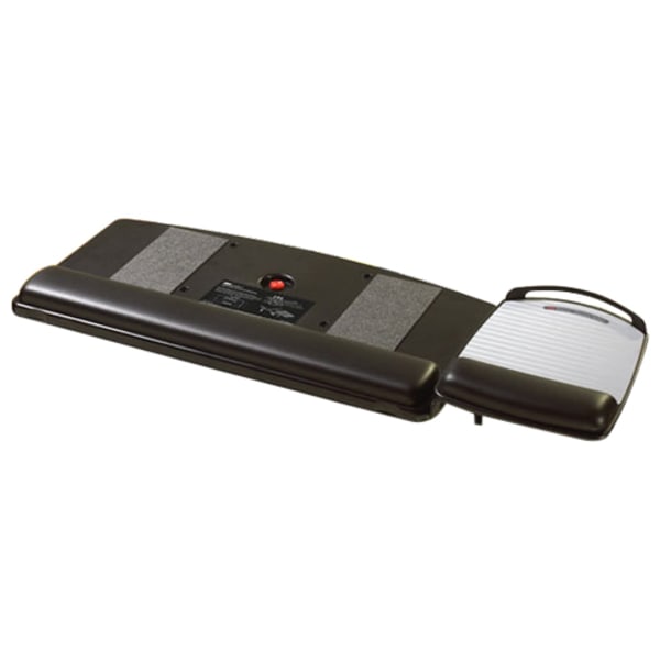3M Sit/Stand Easy Adjust Keyboard Tray with Adjustable Keyboard and Mouse Platform  23 in Track  AKT180LE
