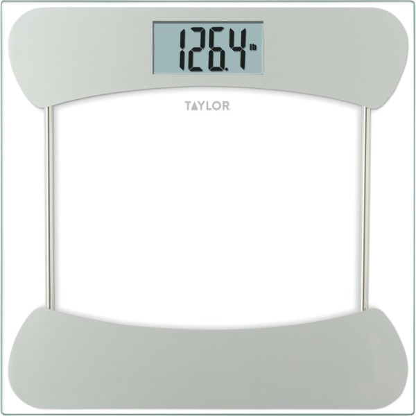 Condition photo showing Good Condition for Taylor Digital Glass Bathroom Scale - Clear with Stainless Steel Accents