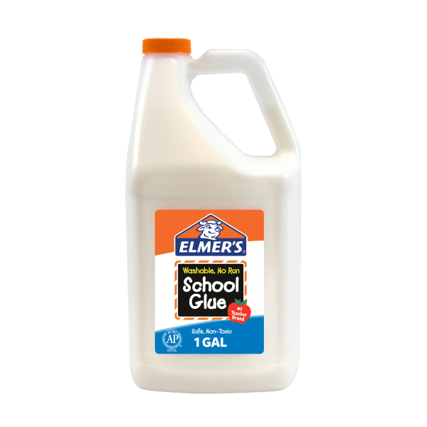 Elmer s Liquid School Glue  Washable  Great for Making Slime  1 Gallon  1 Count
