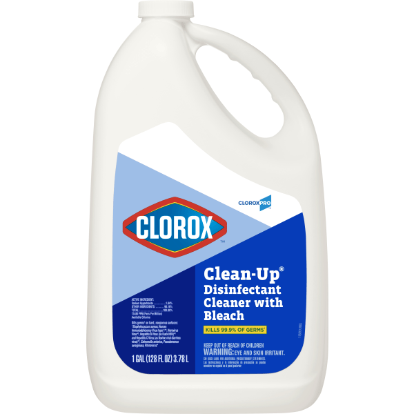 Clorox Clean-Up Disinfectant Cleaner with Bleach, Fresh, 128 oz Refill Bottle