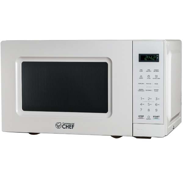 COMMERCIAL CHEF CHM7MW Small Microwave 0.7 cu. ft. With 10 Power Levels