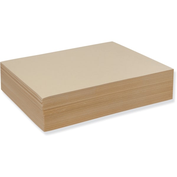 Drawing Paper Ream, Medium Weight, 9" x 12", Manila, 500 Sheets