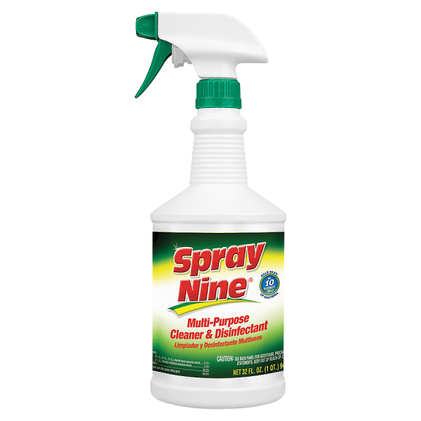 Spray Nine 26832-12PK Heavy Duty Cleaner, Degreaser & Disinfectant for Kitchens, Bathrooms, Yard Equipment, Automotive & Industrial 32 Fl Oz. (Pack of 12)