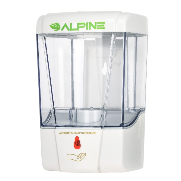 Alpine Commercial Hand Soap Dispenser  Wall Mounted  Automatic  700 ml  White