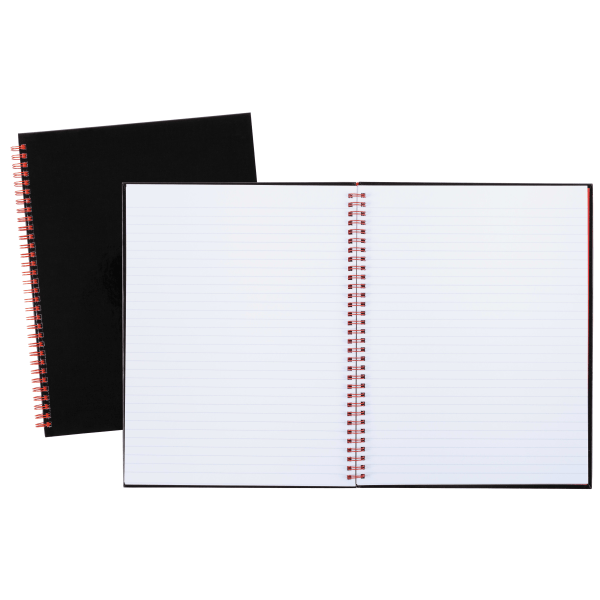 Black n' Red 8-1/2 x 11 Twinwire Hardcover Notebook - 70 Sheets