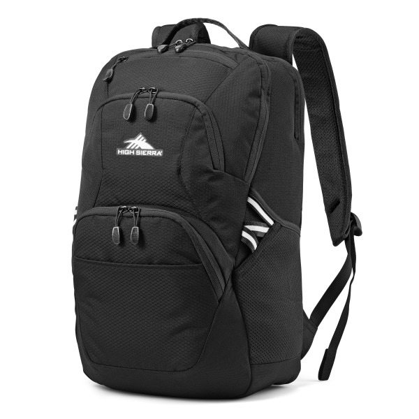 High Sierra Swoop Backpack With 17" Laptop Pocket, Black