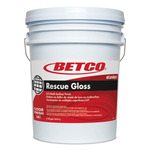 Betco® Rescue Floor Finish  Gloss  640 Oz Bottle