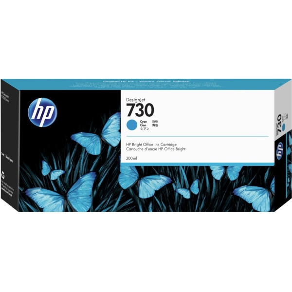 HP Inc. HP 730 (P2V68A) Cyan Original Ink Cartridge