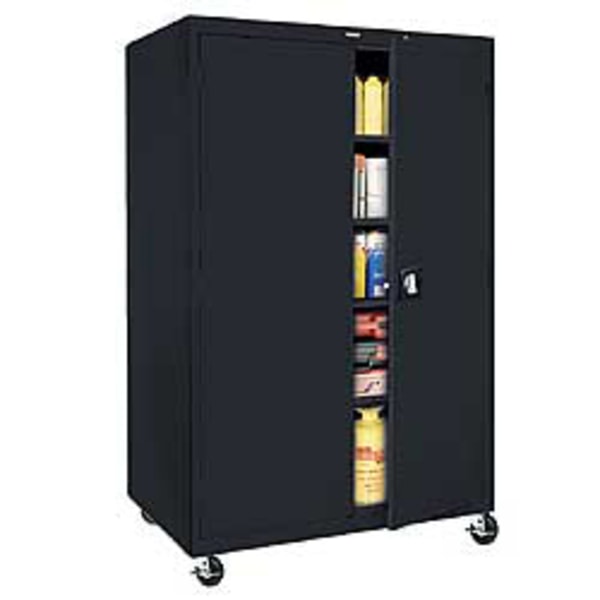 Sandusky Storage Cabinet 78 x46 x24  Black 2Shlv TA4R462472-09