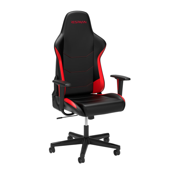 Respawn 110v3 Faux Leather Gaming Chair, Black/Red